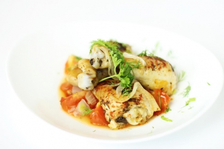 Pałki z kurczaka z pomidorami