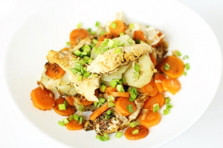 Pierś z kurczaka z ziołami i czosnkiem