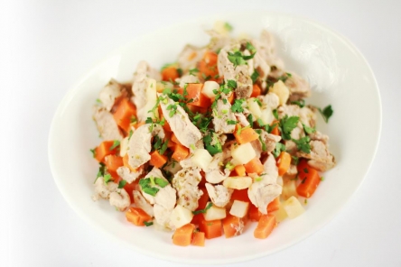 Gulasz z marchewką i selerem